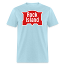 Rock Island Logo - Unisex Classic T-Shirt - powder blue