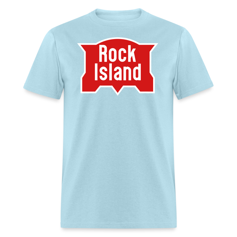 Rock Island Logo - Unisex Classic T-Shirt - powder blue