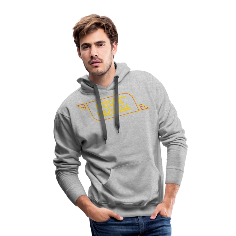 Maine Central Logo - Men’s Premium Hoodie - heather grey