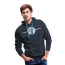 Atlantic Coast Line - Men’s Premium Hoodie - navy