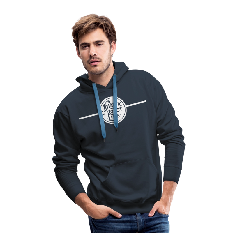 Atlantic Coast Line - Men’s Premium Hoodie - navy