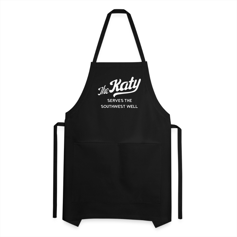 The Katy Serves the Southwest Well - Adjustable Apron - black