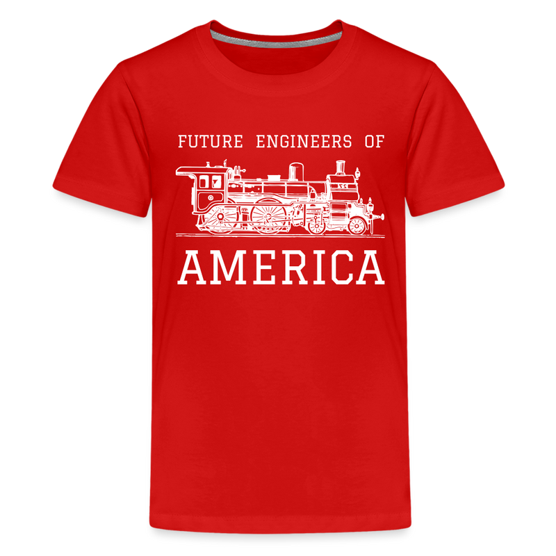 Future Engineers of America - Kids' Premium T-Shirt - red