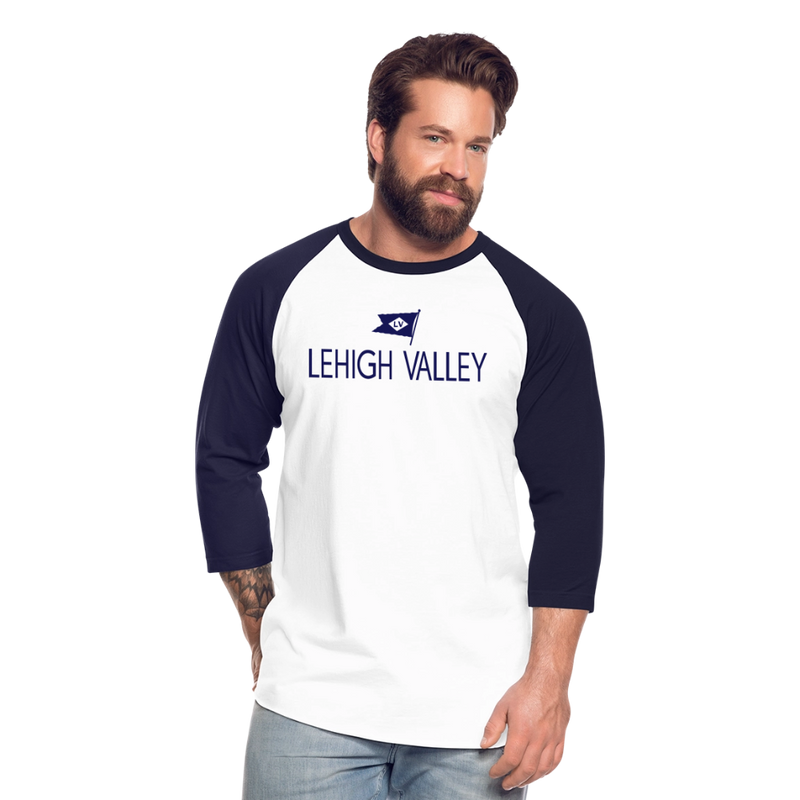 Lehigh Valley - Baseball T-Shirt - white/navy