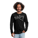 Union Pacific Big Boy Chalk Scrawl - Men's Premium Long Sleeve T-Shirt - charcoal grey