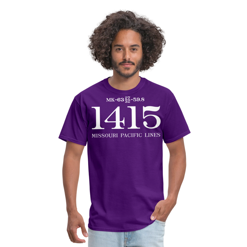 Missouri Pacific Lines Cab Info - Unisex Classic T-Shirt - purple