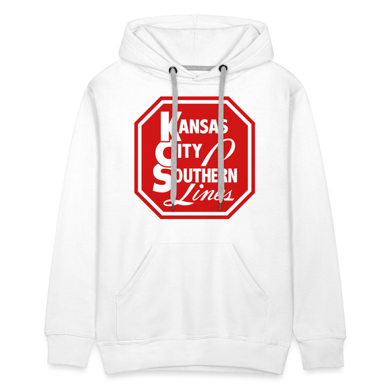 Kansas City Southern Lines - Men’s Premium Hoodie - white