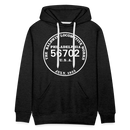 Baldwin Locomotive Works Builder's Plate - Men’s Premium Hoodie - charcoal grey