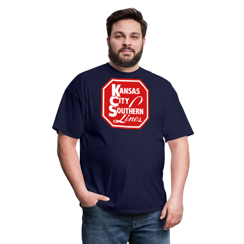 Kansas City Southern Lines - Unisex Classic T-Shirt - navy