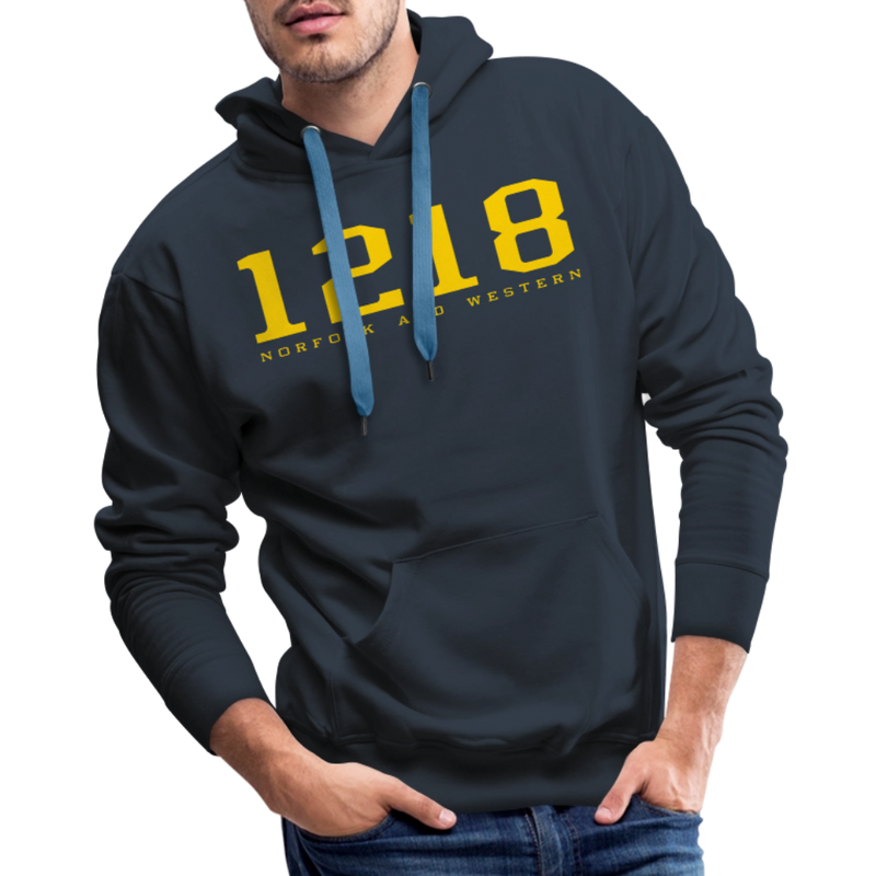 Norfolk and Western 1218 - Men’s Premium Hoodie - navy