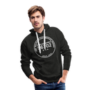 Baldwin Locomotive Works Builder's Plate - Men’s Premium Hoodie - charcoal grey