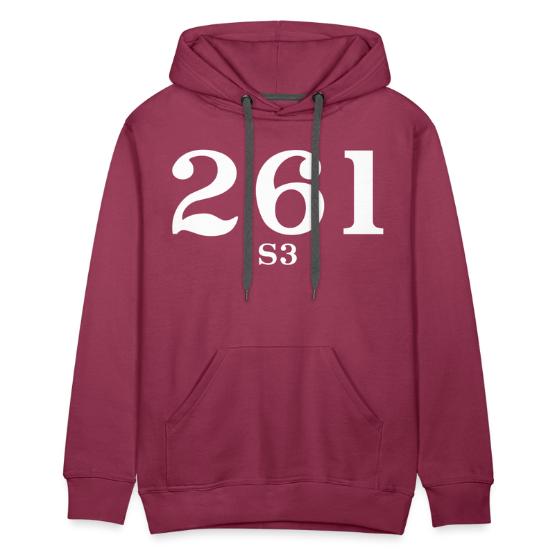 Milwaukee Road S3 Cab Info - Men’s Premium Hoodie - burgundy