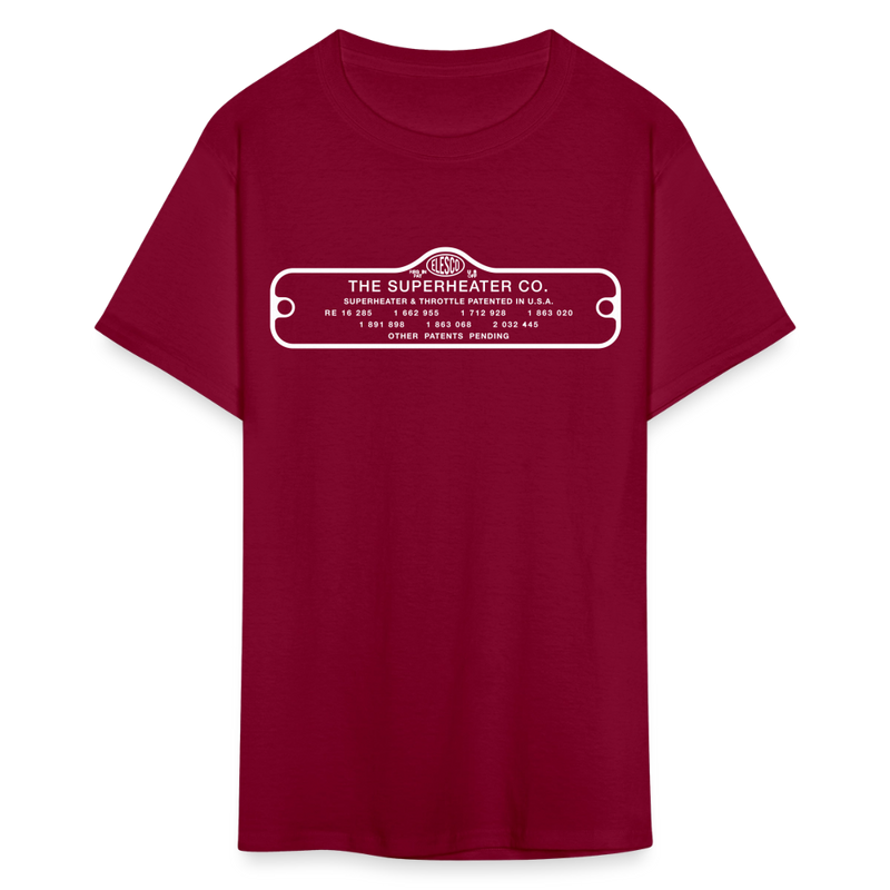 The Superheater Co Contoured - Unisex Classic T-Shirt - burgundy