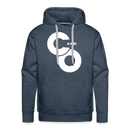 C and O Logo - Men’s Premium Hoodie - heather denim