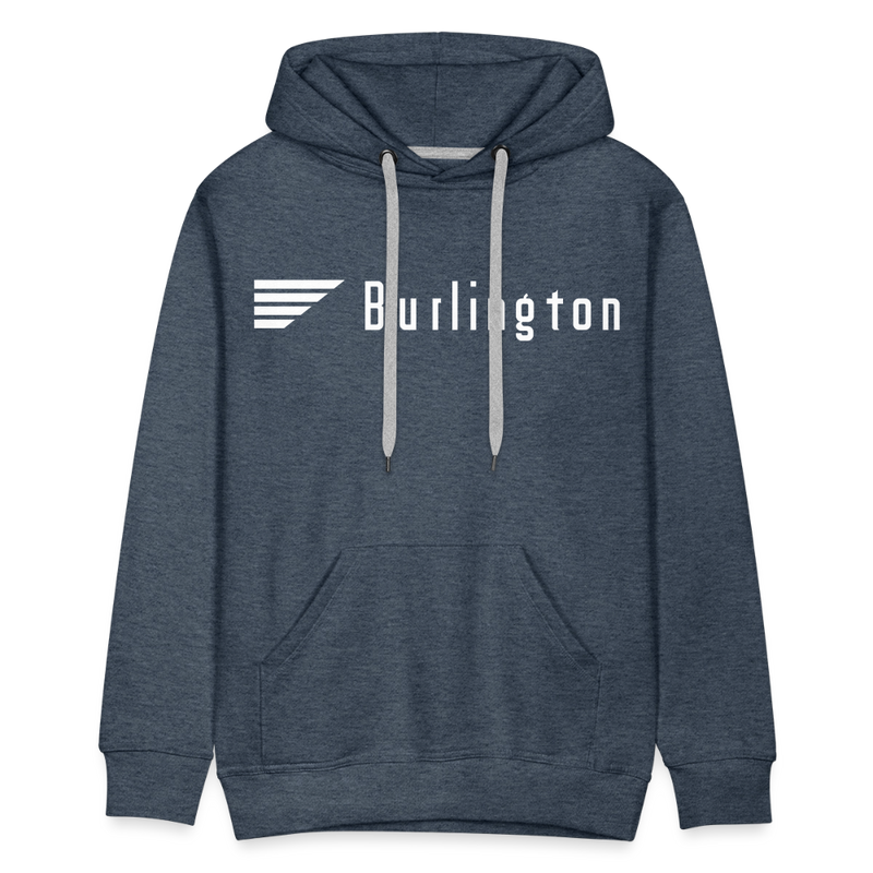 Burlington - Men’s Premium Hoodie - heather denim