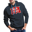Rock Island Logo - Men’s Premium Hoodie - navy