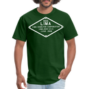 Lima Builder's Plate White Print - Unisex Classic T-Shirt - forest green