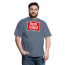 Rock Island Logo - Unisex Classic T-Shirt - denim
