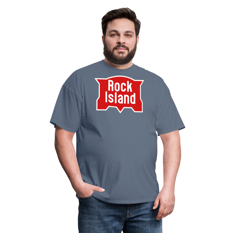 Rock Island Logo - Unisex Classic T-Shirt - denim