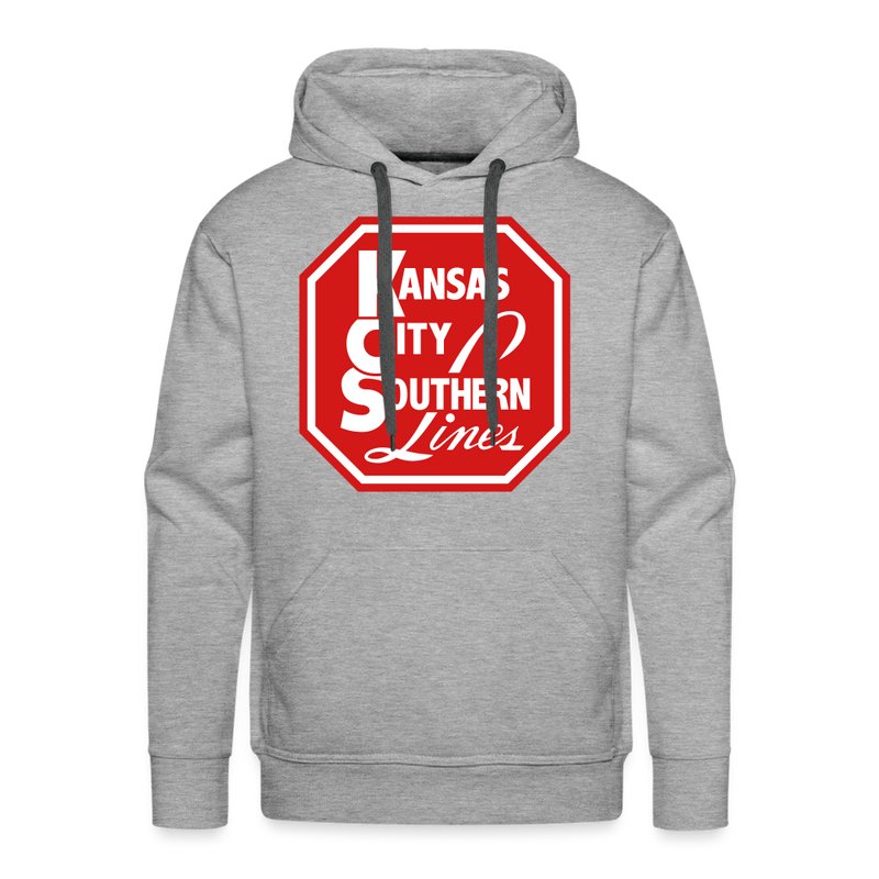 Kansas City Southern Lines - Men’s Premium Hoodie - heather grey