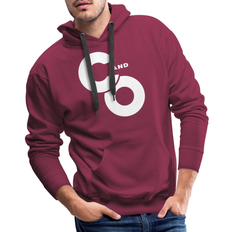 C and O Logo - Men’s Premium Hoodie - burgundy