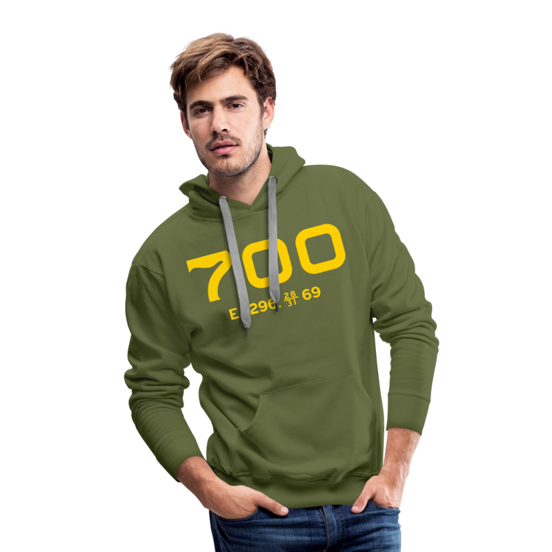 SP&S 700 Cab Info - Men’s Premium Hoodie - olive green