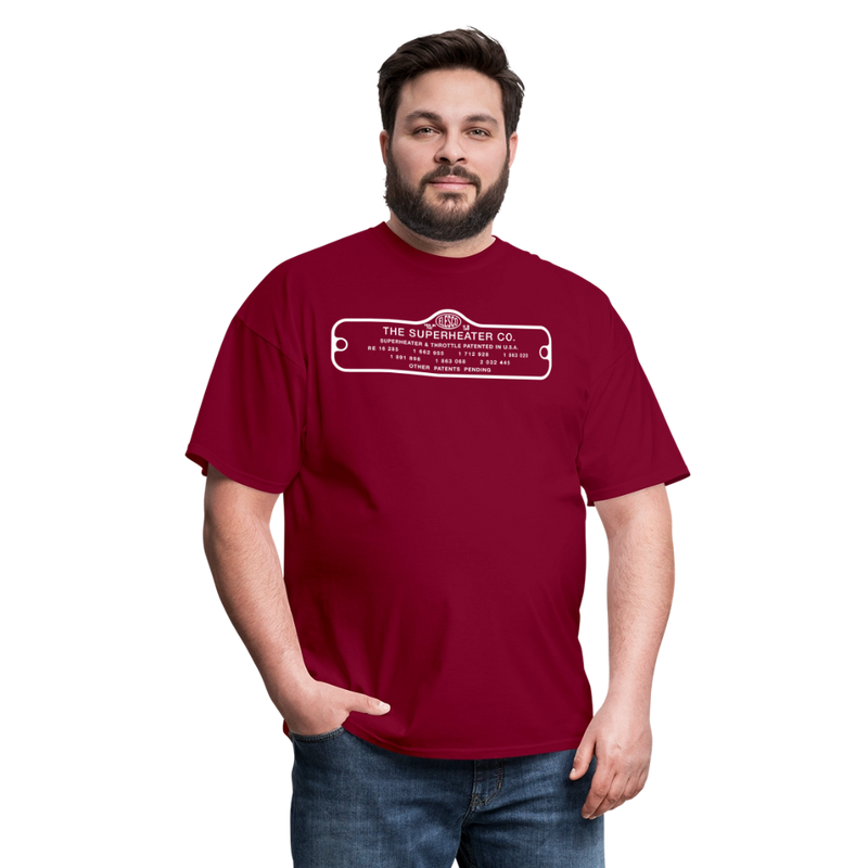 The Superheater Co Contoured - Unisex Classic T-Shirt - burgundy