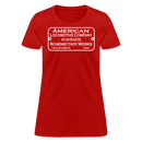 ALCO Builder's Plate - Women's T-Shirt - red
