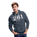 Milwaukee Road S3 Cab Info - Men’s Premium Hoodie - heather denim