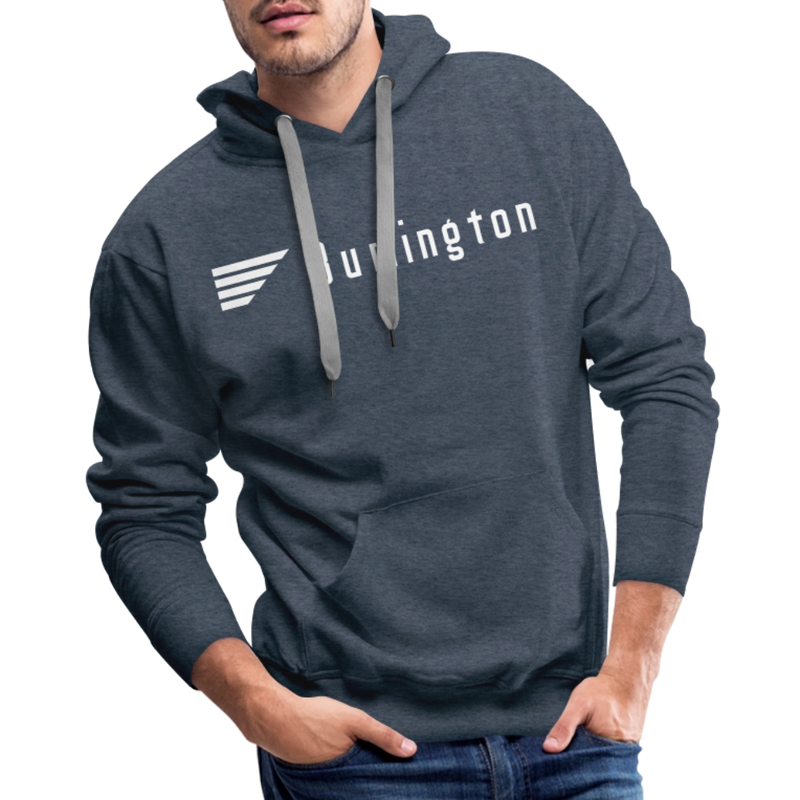 Burlington - Men’s Premium Hoodie - heather denim