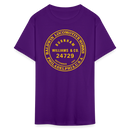 Baldwin Locomotive Works Builder's Plate Burnham - Unisex Classic T-Shirt - purple