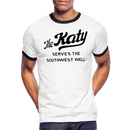 The Katy Serves the Southwest Well - Men's Ringer T-Shirt - white/black