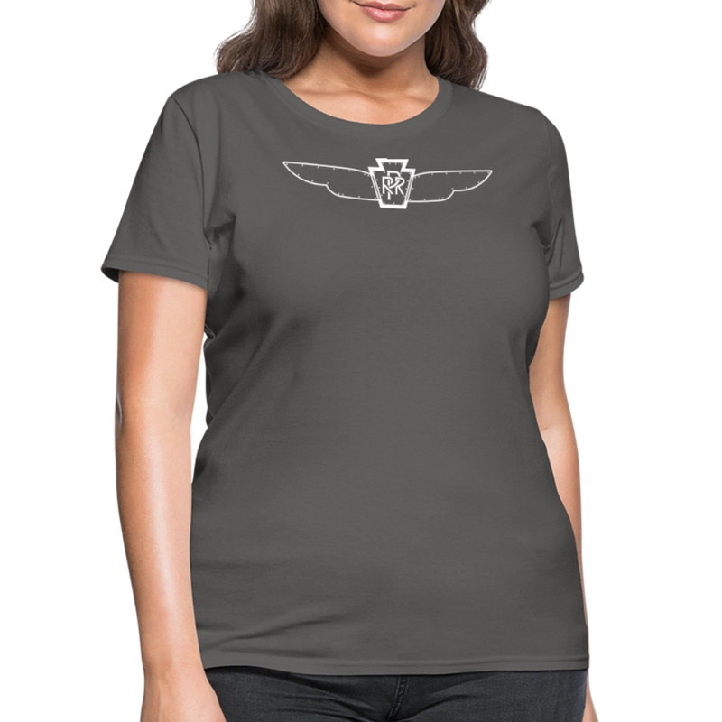 Pennsylvania Streamlined K4 Wings Herald - Women's T-Shirt - charcoal