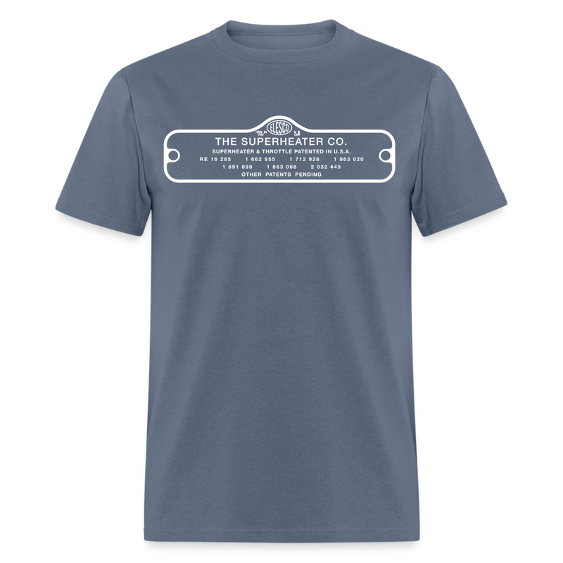 The Superheater Co Contoured - Unisex Classic T-Shirt - denim