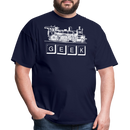 Train Geek - Unisex Classic T-Shirt - navy