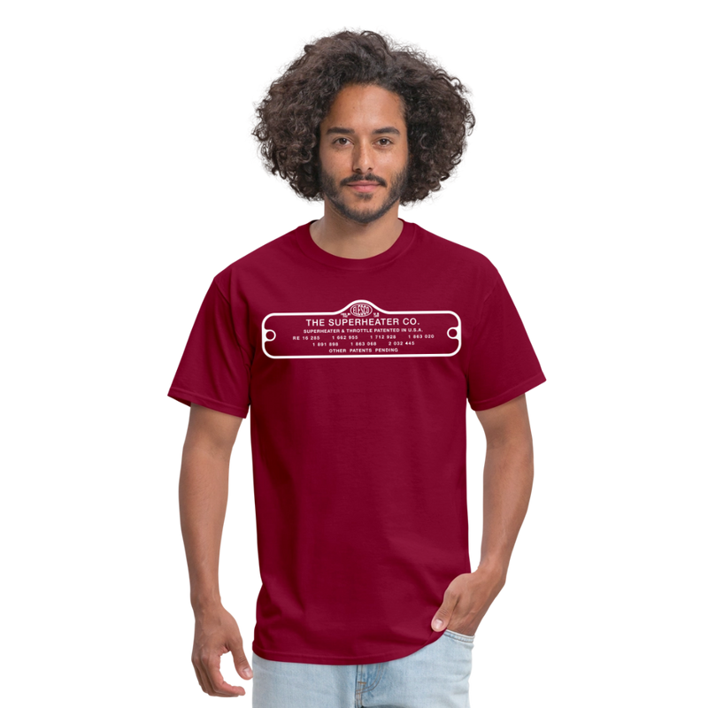 The Superheater Co Contoured - Unisex Classic T-Shirt - burgundy