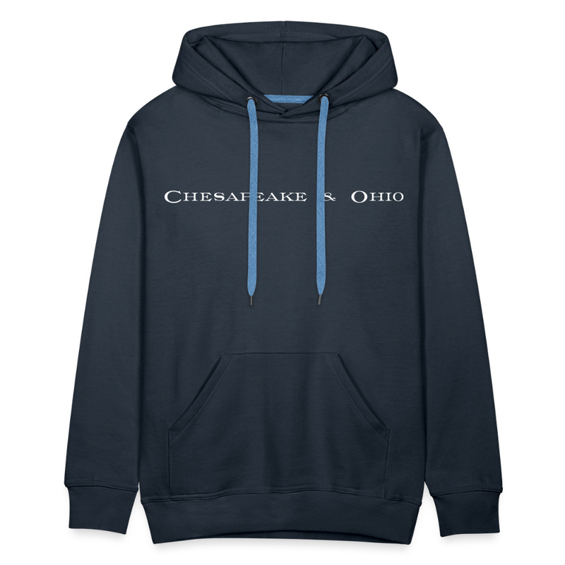 Chesapeake & Ohio - Men’s Premium Hoodie - navy