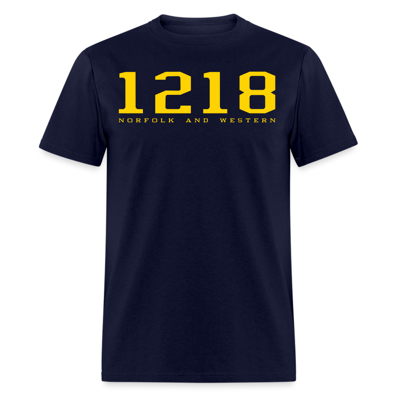 Norfolk and Western 1218 - Unisex Classic T-Shirt - navy
