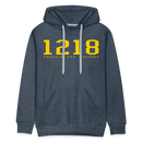 Norfolk and Western 1218 - Men’s Premium Hoodie - heather denim