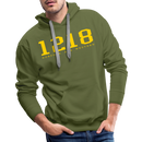 Norfolk and Western 1218 - Men’s Premium Hoodie - olive green