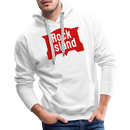 Rock Island Logo - Men’s Premium Hoodie - white