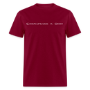 Chesapeake & Ohio - Unisex Classic T-Shirt - burgundy