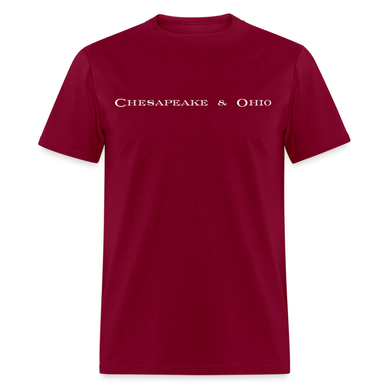 Chesapeake & Ohio - Unisex Classic T-Shirt - burgundy