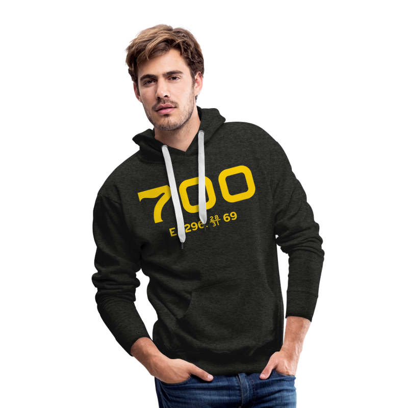 SP&S 700 Cab Info - Men’s Premium Hoodie - charcoal grey