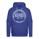 Baldwin Locomotive Works Builder's Plate - Men’s Premium Hoodie - royal blue
