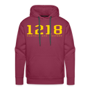 Norfolk and Western 1218 - Men’s Premium Hoodie - burgundy