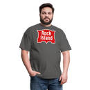 Rock Island Logo - Unisex Classic T-Shirt - charcoal