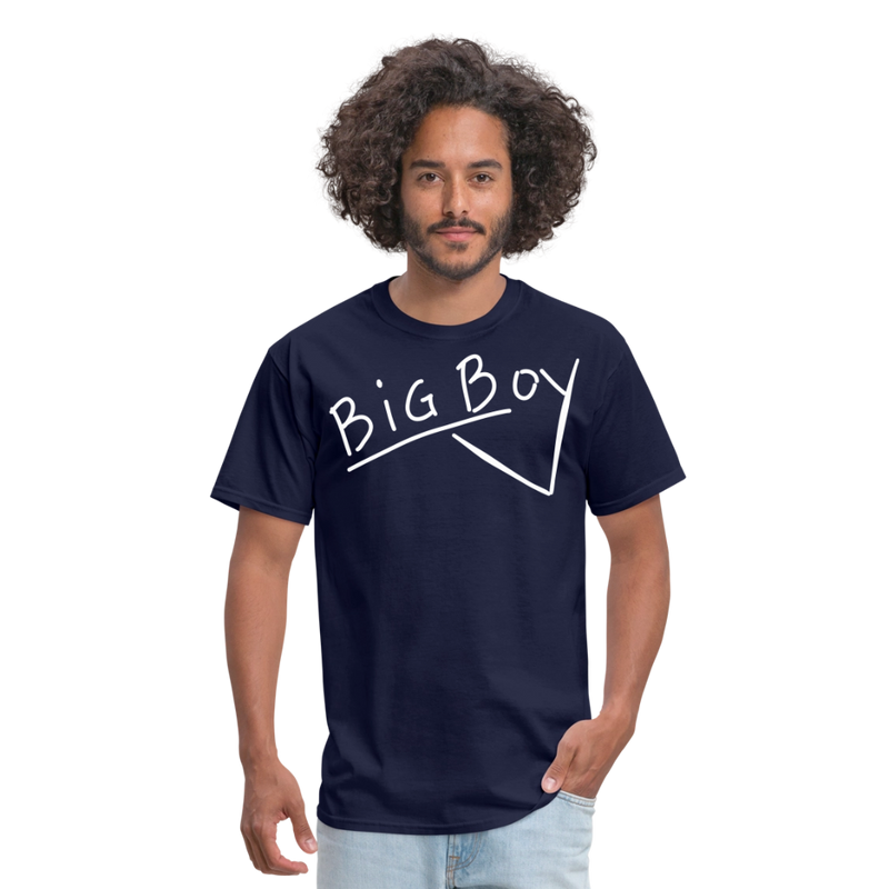 UP Big Boy Chalk Scrawl - Unisex Classic T-Shirt - navy