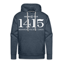 Missouri Pacific Lines Cab Info - Men’s Premium Hoodie - heather denim