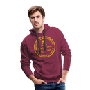 Norfolk & Western Class A Builder's Plate - Men’s Premium Hoodie - burgundy